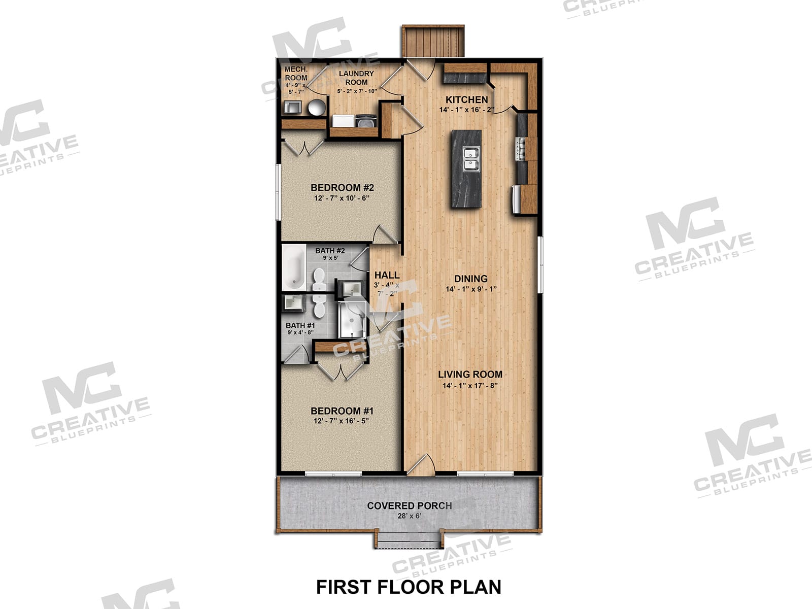 The Briarstead Main Floor Plan