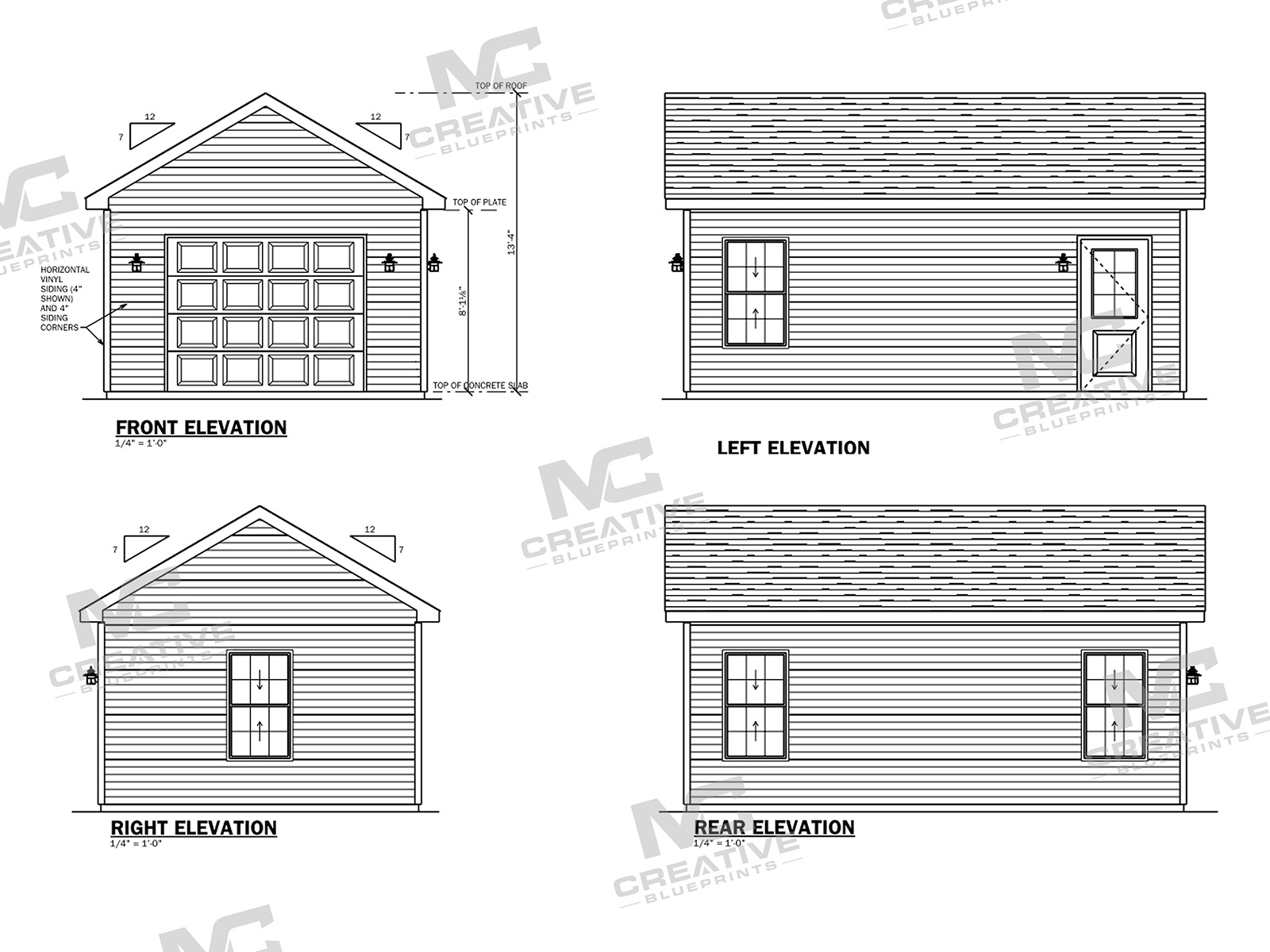 The Park Pointe Elevations
