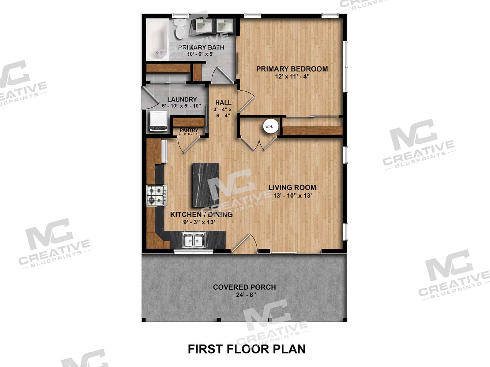 The Poolside 1st Floor Plan