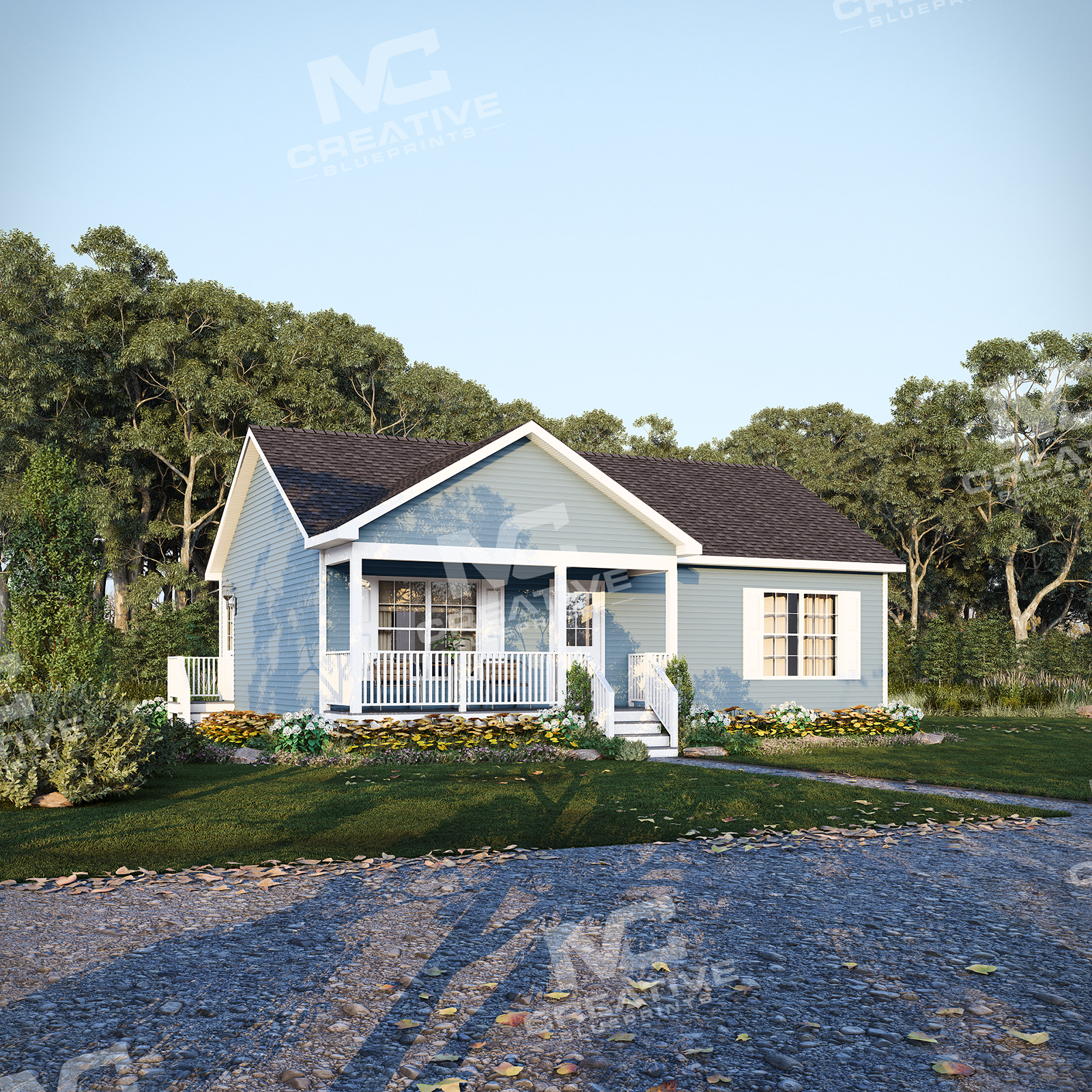 The Magnolia CMU Reversed Front Exterior