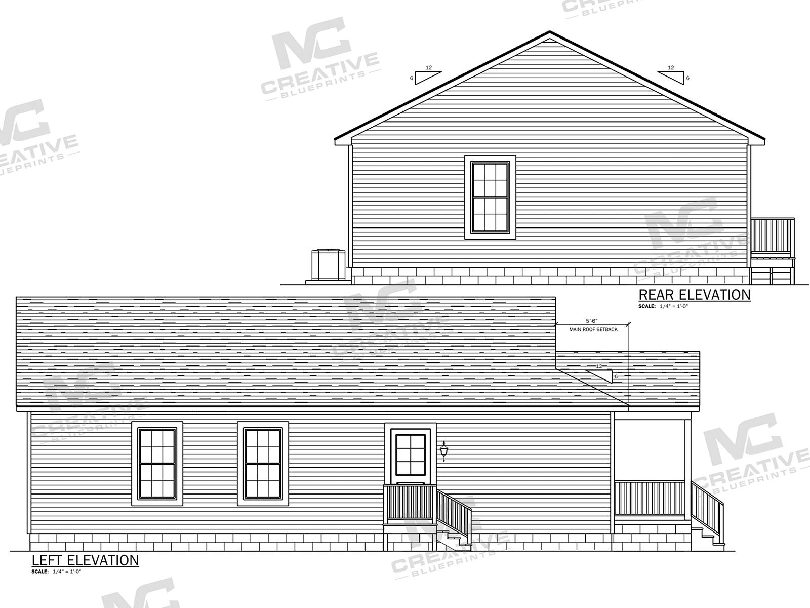 The Mapleview CMU Flipped Elevation 2