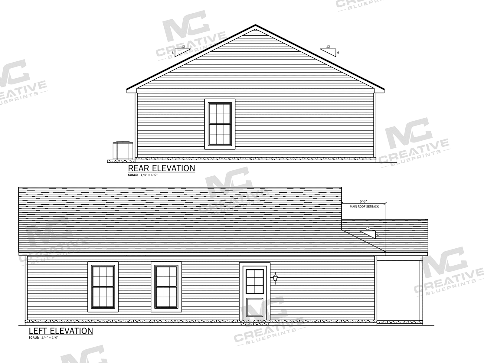 The Mapleview Slab on Grade Flipped Elevation 2