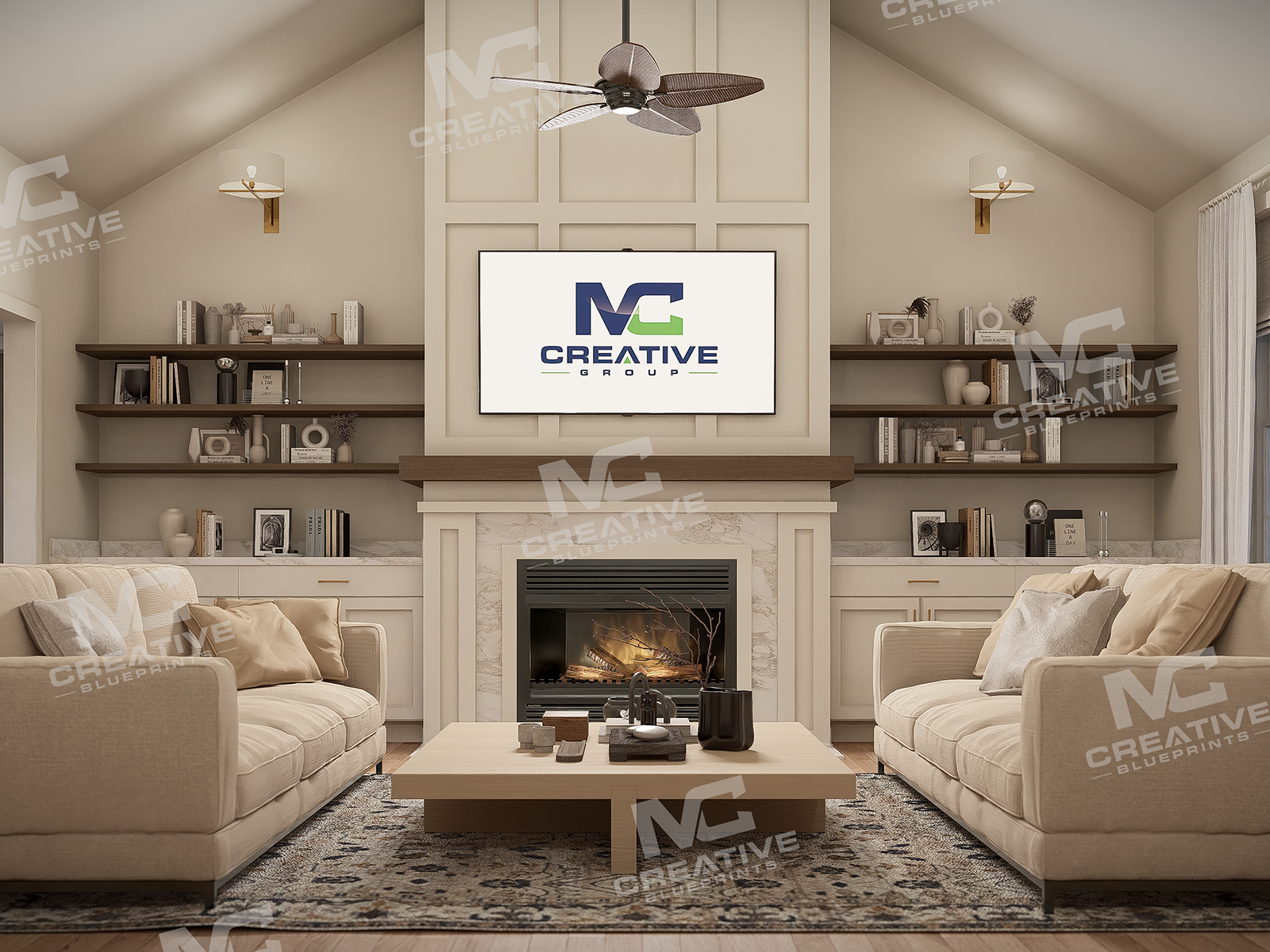 The Sycamore CMU Living room