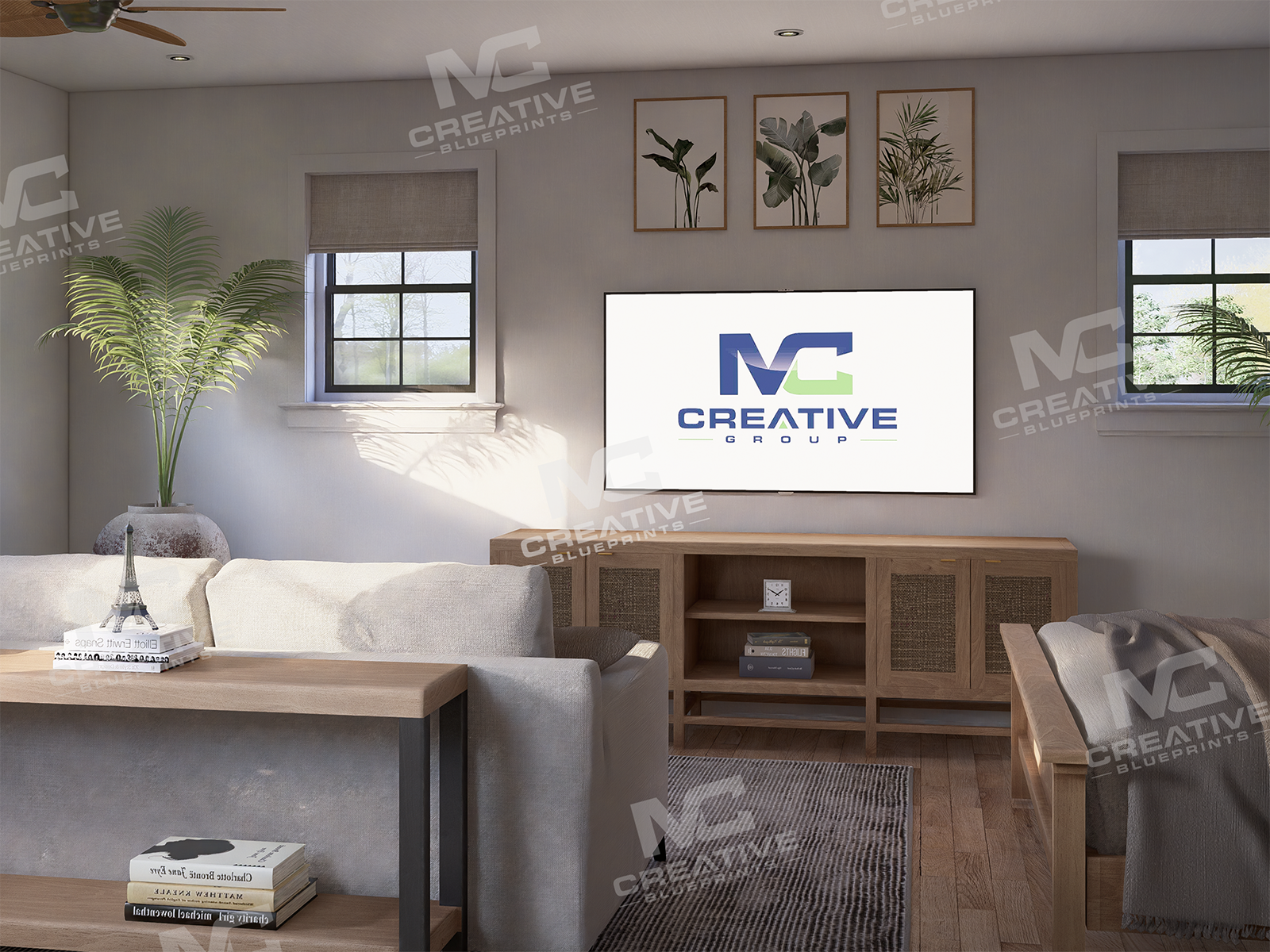 Willow Roost Slab on Grade Flipped Living