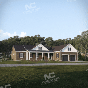 Picket Haven House Plan | Ranch Home | Blueprint PDF (Crawlspace Foundation)